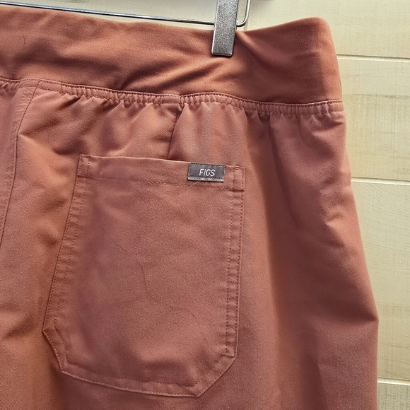 {XXL} Figs Livingston Scrub Drawstring Pants in Mauve for Women's - Picture 7 of 12